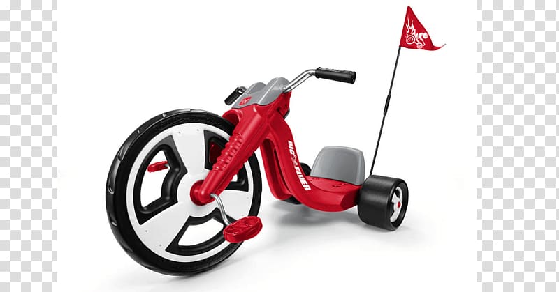 Radio Flyer Big Flyer Motorized tricycle Big wheel, Bicycle transparent background PNG clipart