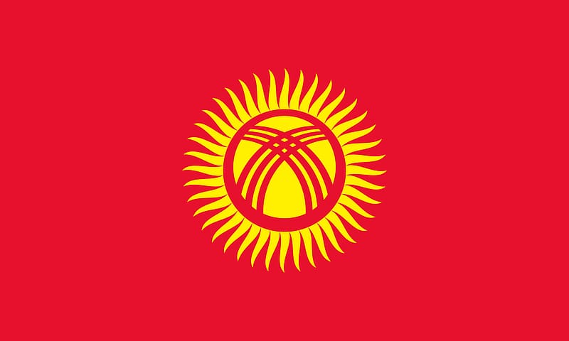 Flag of Kyrgyzstan National flag Flag of Kazakhstan, Kyrgyzstan flag transparent background PNG clipart