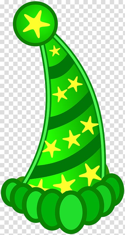 Birthday cake Party hat , green caps transparent background PNG clipart