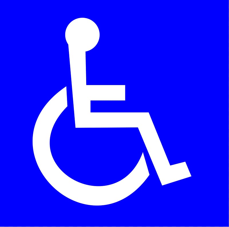 Disability International Symbol of Access Disabled parking permit Sign Accessibility, Universal Medical Symbols transparent background PNG clipart
