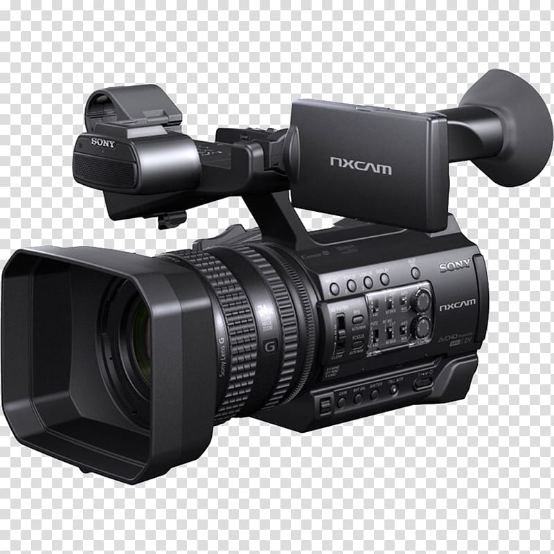 Sony NXCAM HXR-NX100 Video Cameras Exmor R, sony transparent background PNG clipart