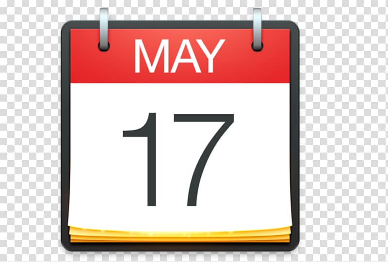 macOS Reminders OS X El Capitan Calendar, calendar icon transparent background PNG clipart