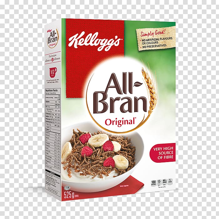 KELLOGG\'S ALL-BRAN Original Breakfast cereal Kellogg\'s All-Bran Buds, granola transparent background PNG clipart