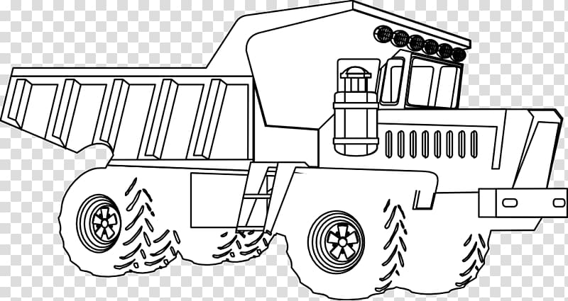 Car Line art Coloring book Drawing /m/02csf, tractor coloring pages transparent background PNG clipart