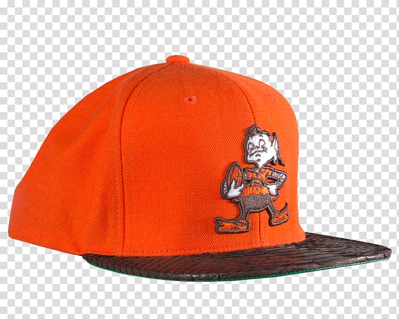 Baseball cap Cleveland Browns Orange Mitchell & Ness Nostalgia Co., baseball cap transparent background PNG clipart