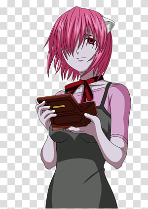 Free: Render anime Elfen Lied Lucy Nyu transparent background PNG clipart 