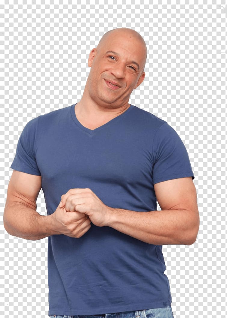 Vin Diesel Dominic Toretto The Fast and the Furious YouTube, vin diesel transparent background PNG clipart