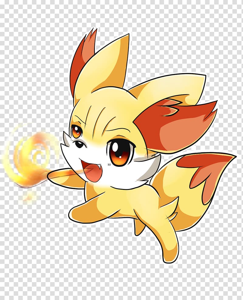 Fennekin Pokémon X and Y Chibi, Chibi transparent background PNG clipart