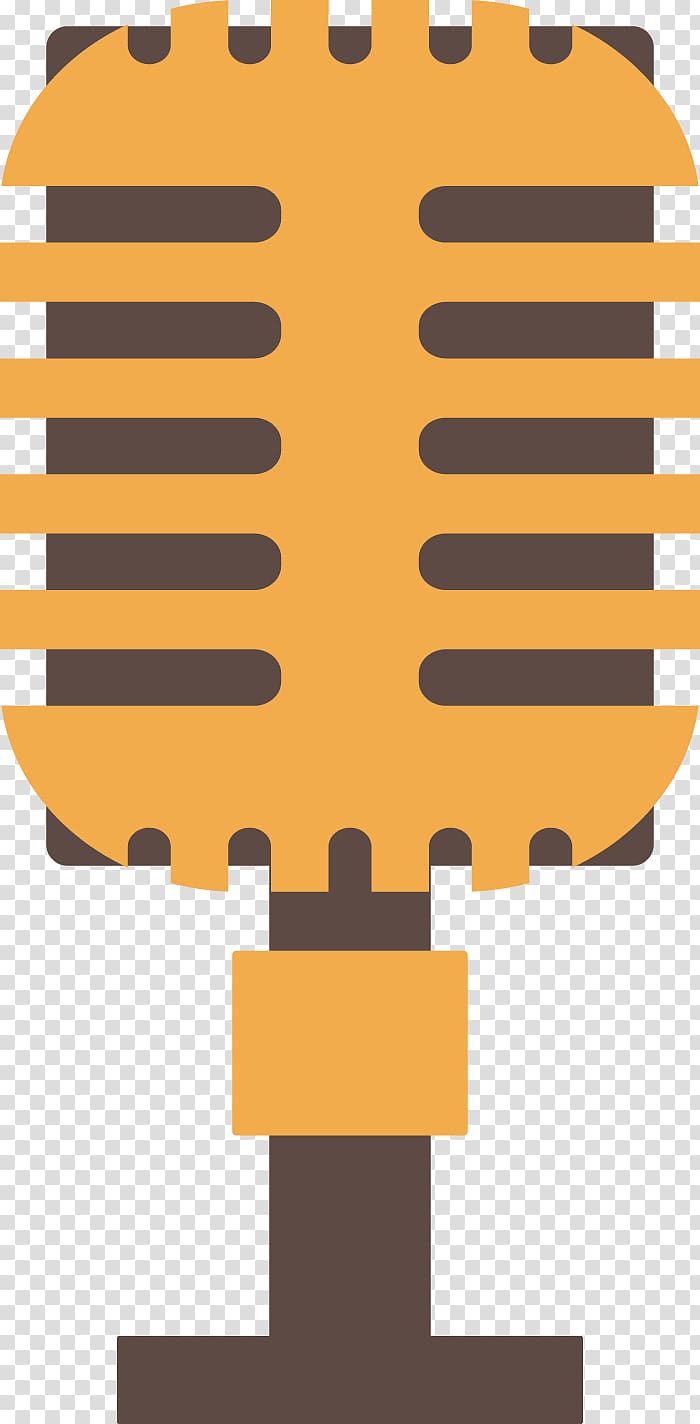 Microphone Icon, Retro microphone transparent background PNG clipart