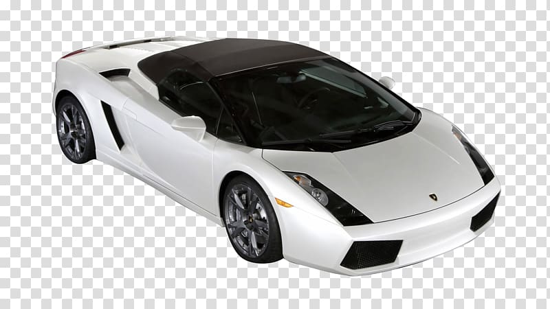 2006 Lamborghini Gallardo Lamborghini Gallardo Spyder Car Lamborghini Murcixe9lago, White Lamborghini transparent background PNG clipart