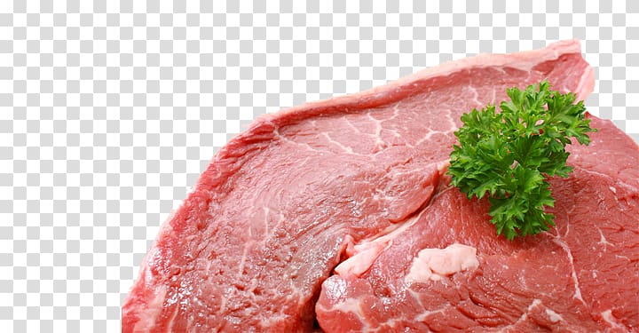 Red meat Pork Food, meat transparent background PNG clipart