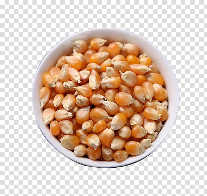Popcorn Barbecue Vegetarian cuisine Baked beans, Raw popcorn transparent background PNG clipart