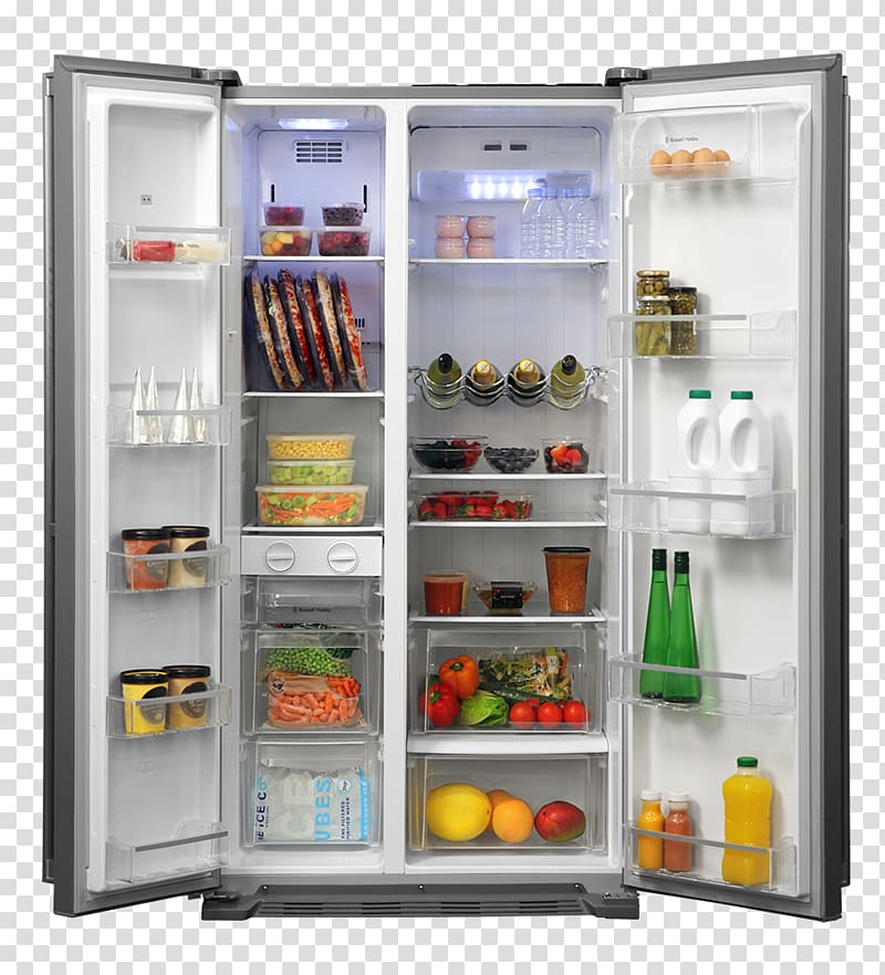 Refrigerator Home appliance Russell Hobbs Auto-defrost Freezers, refrigerator transparent background PNG clipart