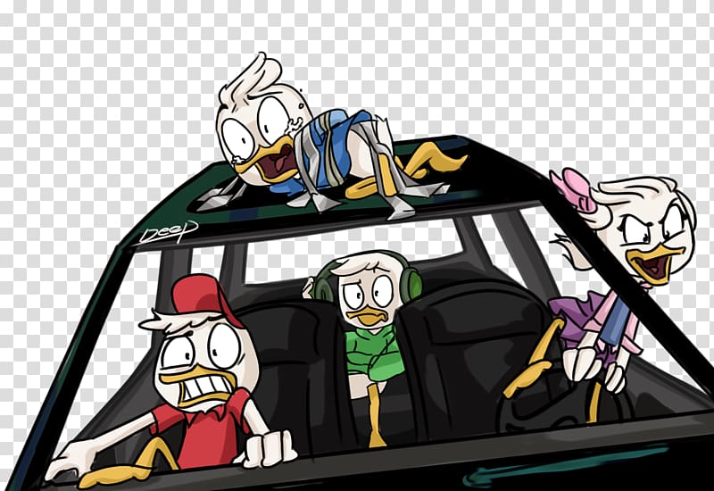 Drawing Fan art Scrooge McDuck, huey dewey and louie transparent background PNG clipart