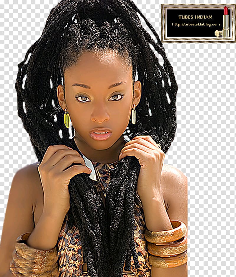 Dreadlocks Hairstyle Braid Artificial hair integrations, hair transparent background PNG clipart