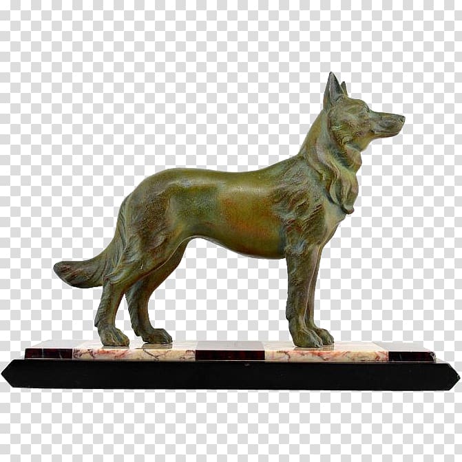 Bronze sculpture German Shepherd Statue Art, others transparent background PNG clipart