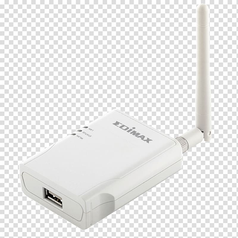 Adapter Wireless Access Points Print Servers Wireless router USB, USB transparent background PNG clipart