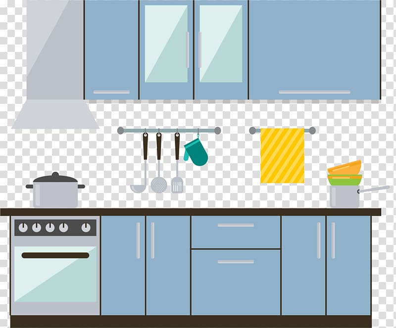 Kitchen Interior Design Services Furniture, Modern central kitchen transparent background PNG clipart