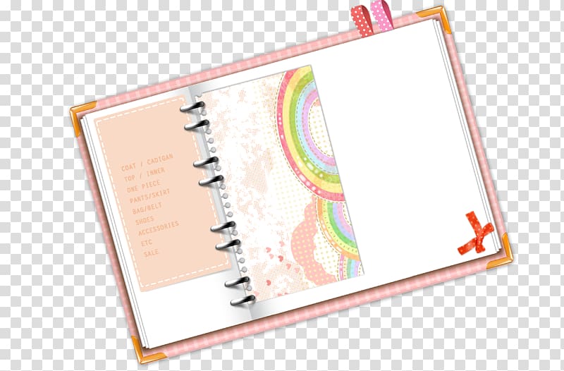 Paper Notebook, notebook transparent background PNG clipart