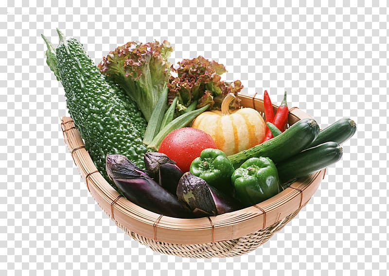 Vegetable Food Fruit Health Agriculture, A basket of fruits and vegetables transparent background PNG clipart