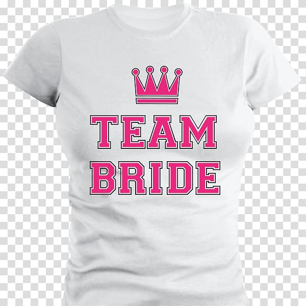 T-shirt Bridegroom Bachelorette party Unisex, team bride transparent background PNG clipart