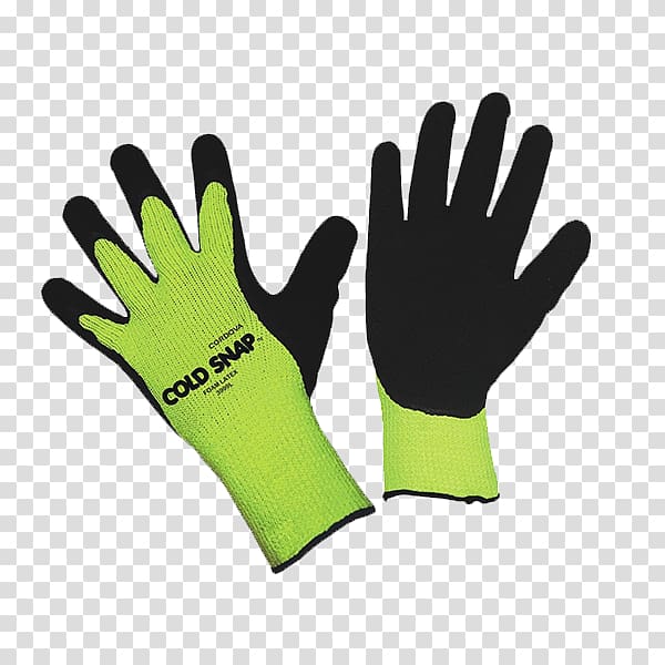 Glove High-visibility clothing Foam latex Jacket, jacket transparent background PNG clipart