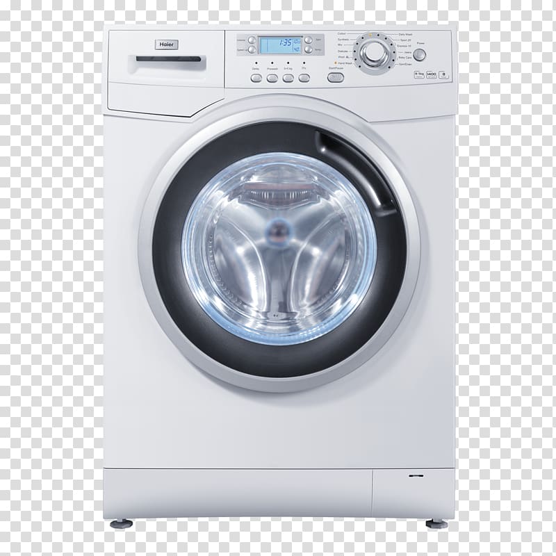 Haier Washing Machines Clothes dryer Home appliance Combo washer dryer, others transparent background PNG clipart