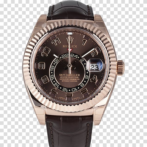 Watch Rolex Jewellery Guess Luxury goods, rose gold rolex transparent background PNG clipart