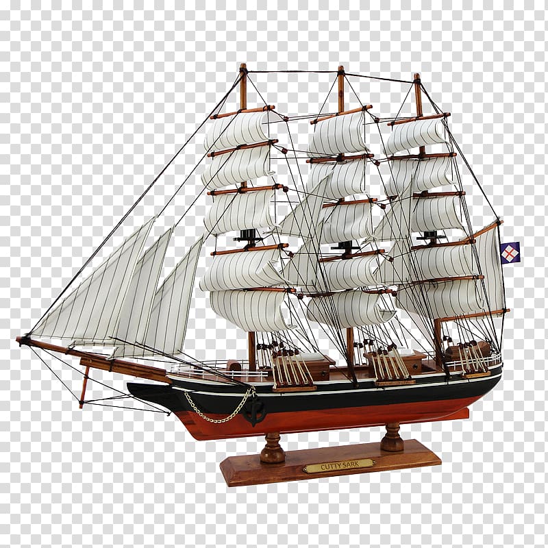 Brigantine Barque Clipper Schooner Italian training ship Amerigo Vespucci, Ship transparent background PNG clipart