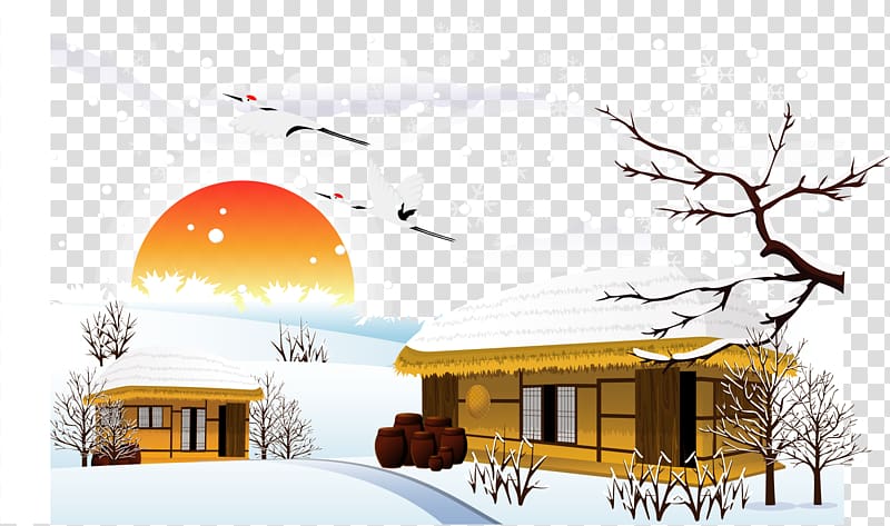 Morning Video clip Falun Gong MPEG-4 Part 14, winter material transparent background PNG clipart