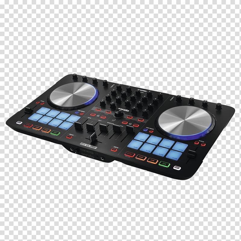 DJ controller Disc jockey Reloop Beatmix 4 Audio MIDI Controllers, others transparent background PNG clipart