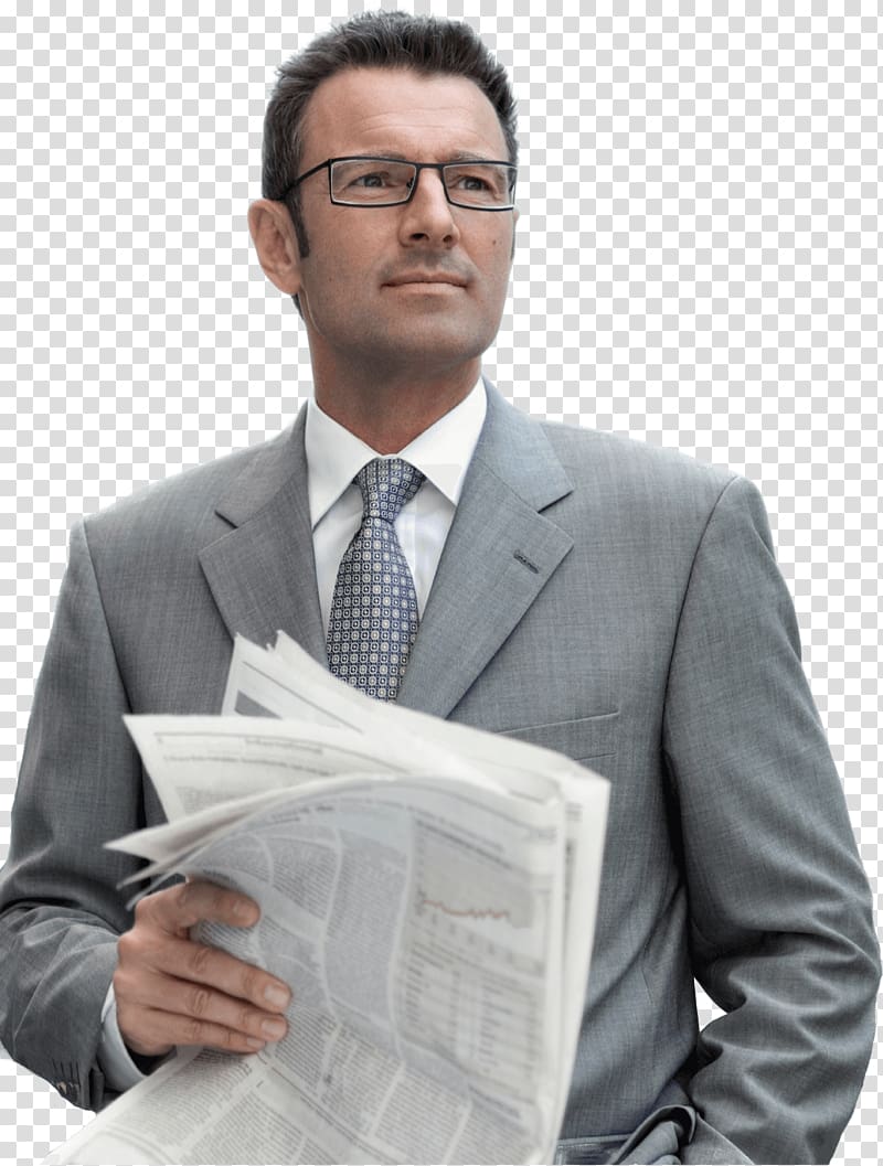 man holding newspaper , Newspaper Businessman transparent background PNG clipart