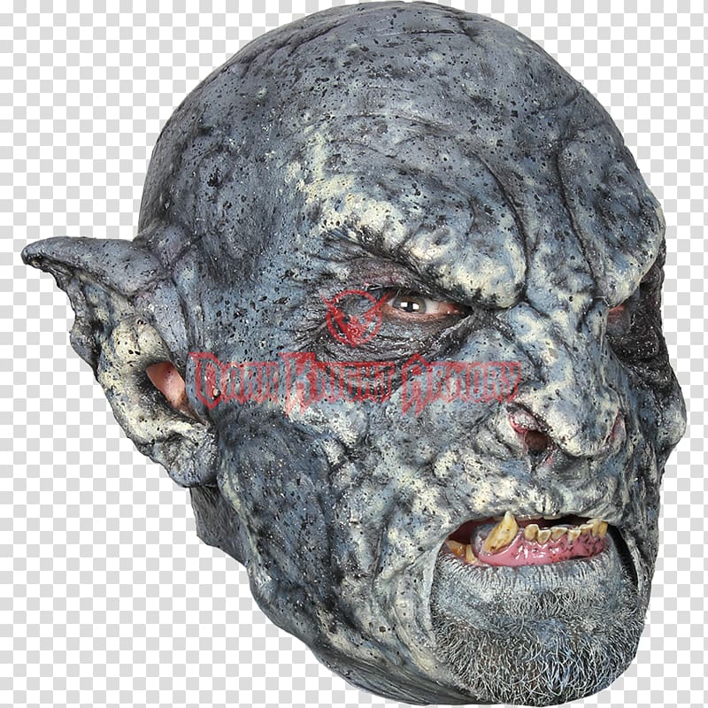 Latex mask Orc Costume Goblin, mask transparent background PNG clipart