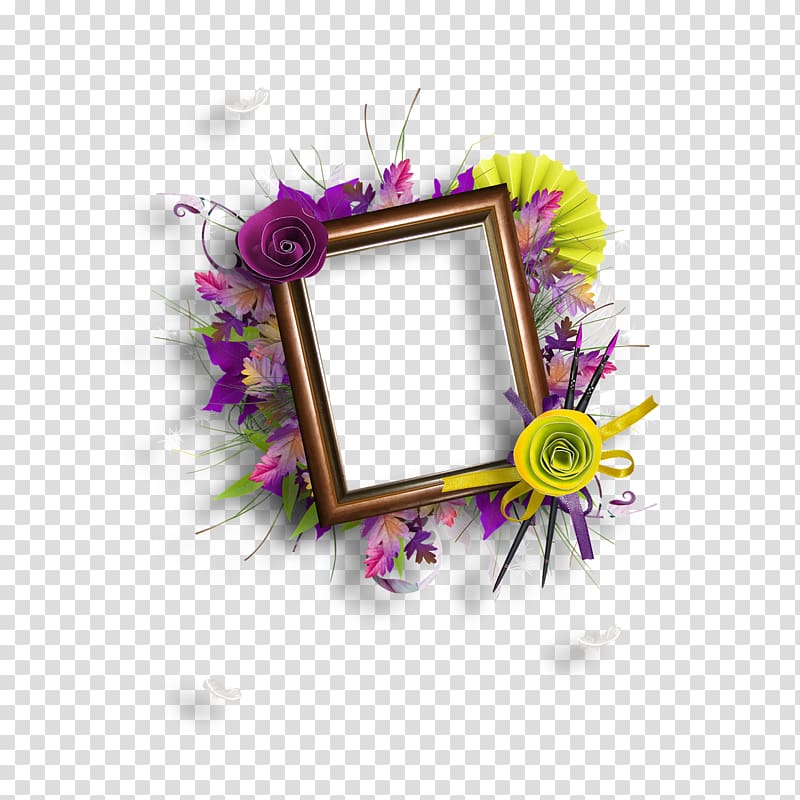Frames , flower transparent background PNG clipart