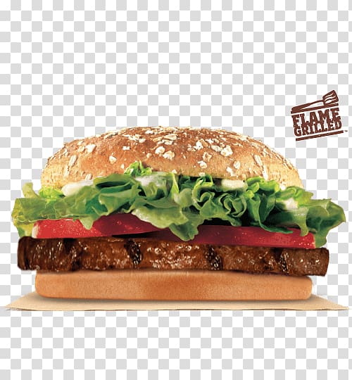 Hamburger Whopper Cheeseburger Big King Burger King, burger and sandwich transparent background PNG clipart