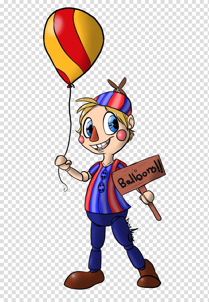 Five Nights at Freddy\'s 2 Balloon boy hoax Fan art Drawing, balloon transparent background PNG clipart