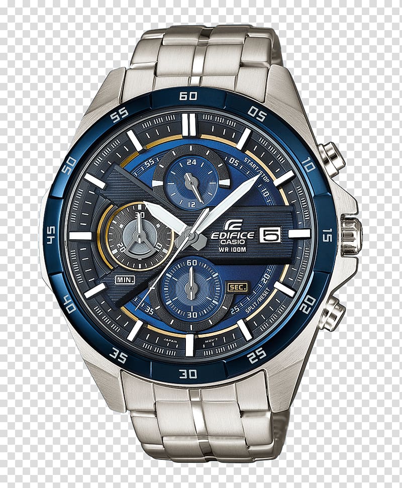 Astron Casio EDIFICE Classic EFR-539D Watch Seiko, watch transparent background PNG clipart