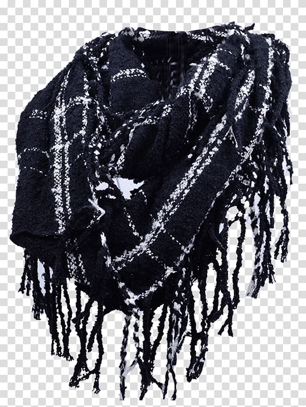 Embellishment Fringe Scarf Cashmere wool Stole, mink shawls transparent background PNG clipart
