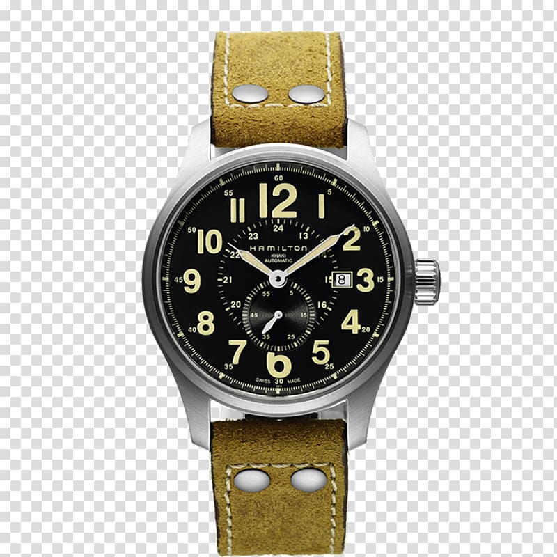 Hamilton Watch Company Automatic watch Strap Chronograph, watch transparent background PNG clipart