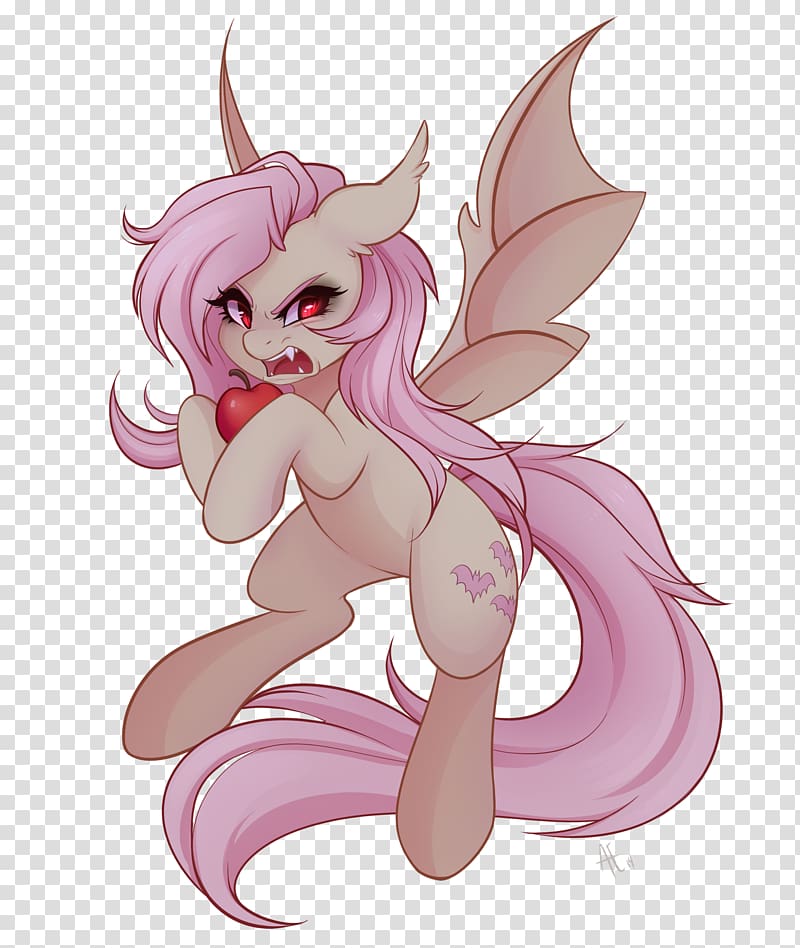 Pony Fluttershy Horse Bats!, bats transparent background PNG clipart