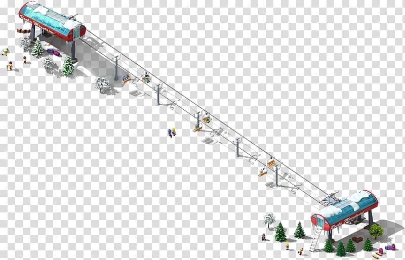 Ski lift Skiing Chairlift, skiing transparent background PNG clipart