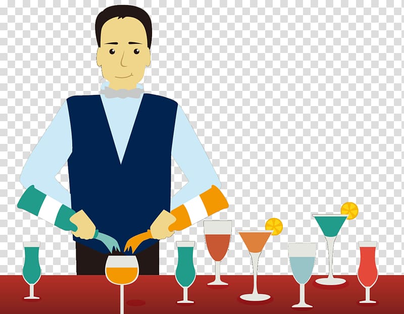 Cocktail Bartender , Bartender transparent background PNG clipart