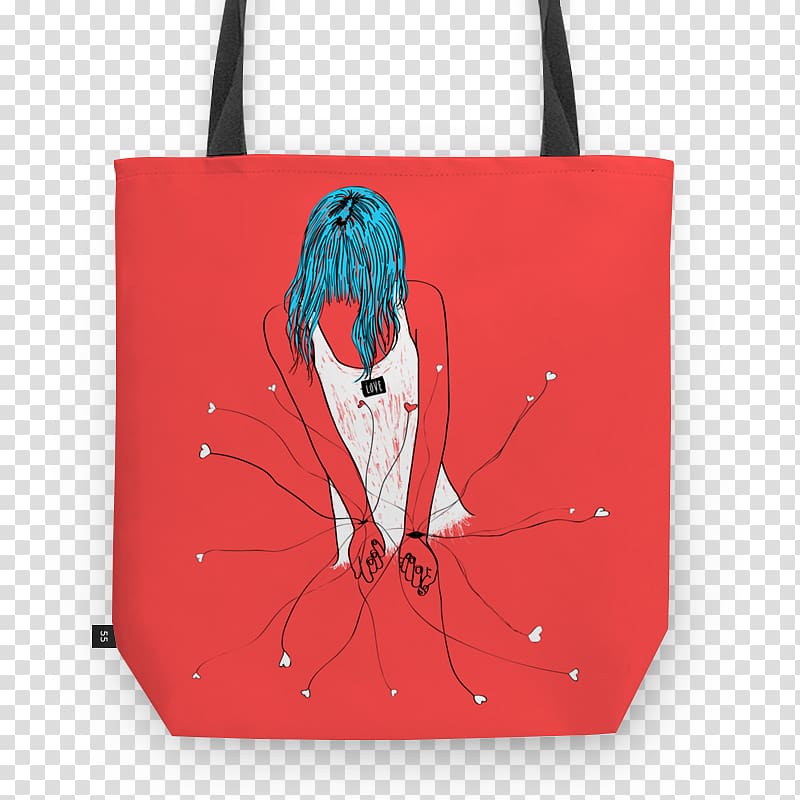 Tote bag T-shirt Handbag Shoulder strap, T-shirt transparent background PNG clipart