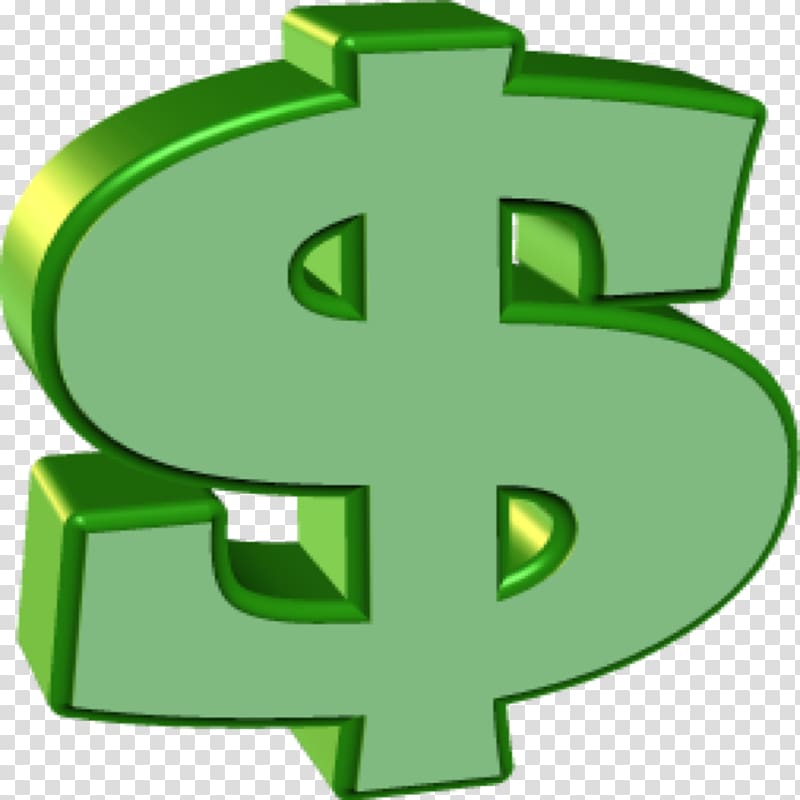 Dollar sign Currency symbol Money , dollar transparent background PNG clipart