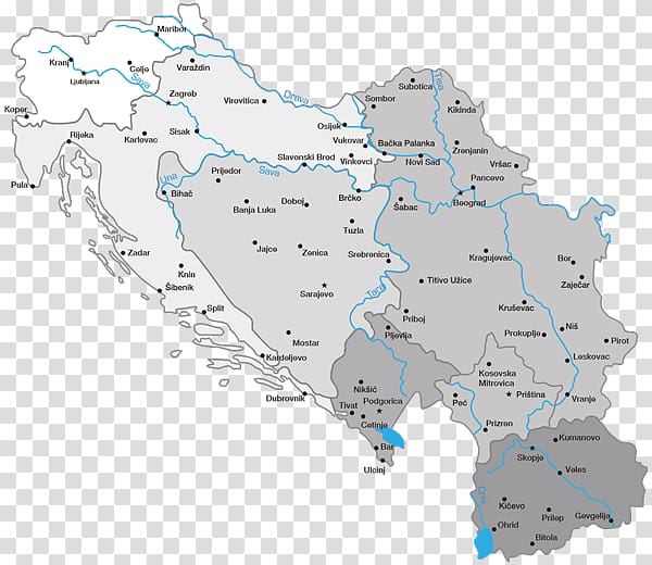 Serbian Empire Bosnian War Nemanjić dynasty Map, map transparent background PNG clipart