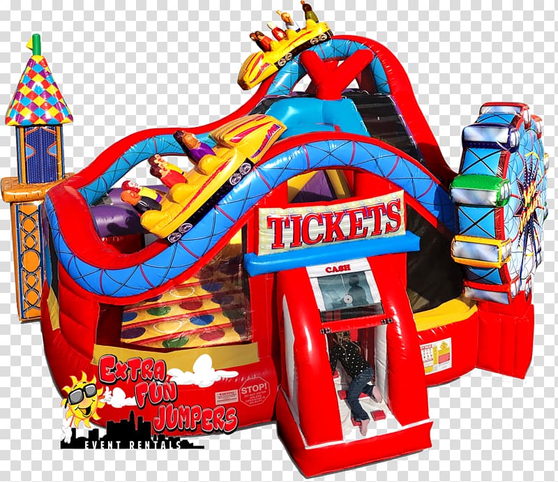 Inflatable Bouncers Party Castle Los Angeles, carnival theme transparent background PNG clipart
