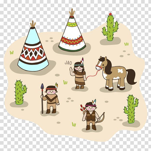 Tipi Drawing Indigenous peoples of the Americas Euclidean , desert transparent background PNG clipart