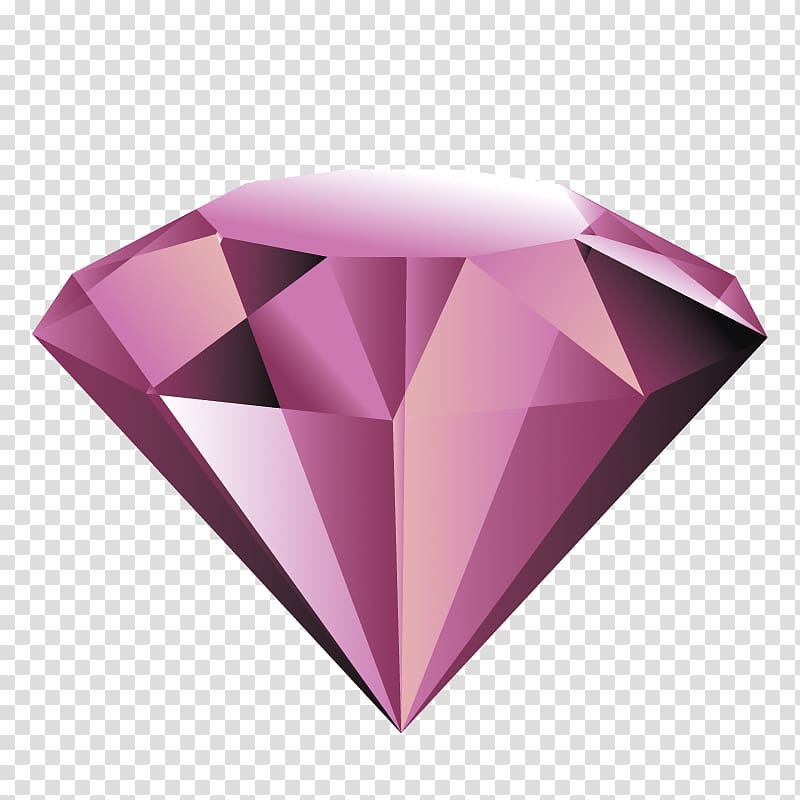pink diamond illustration, Diamond Drawing Gemstone , diamond transparent background PNG clipart