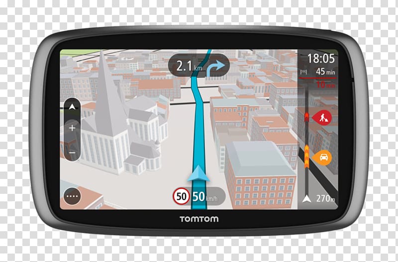 GPS Navigation Systems Car TomTom Trucker 6000, car transparent background PNG clipart