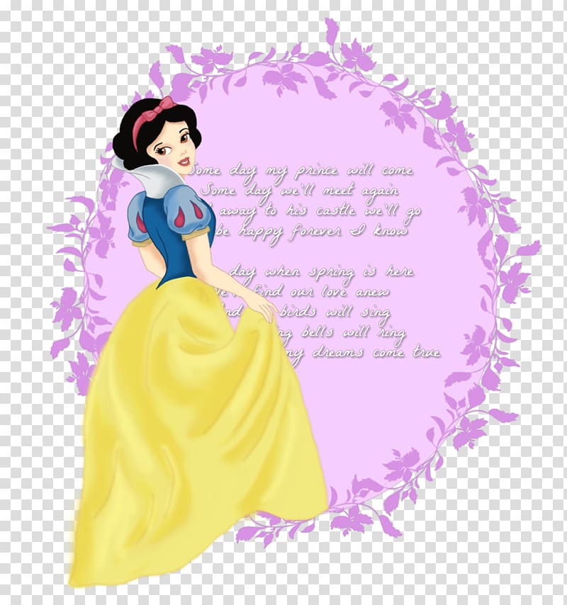 Cartoon Character Beauty.m Flower, Snow white and prince transparent background PNG clipart